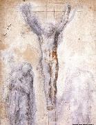 Michelangelo Buonarroti Christ Crucified between the Virgin and Nicodemus oil painting artist